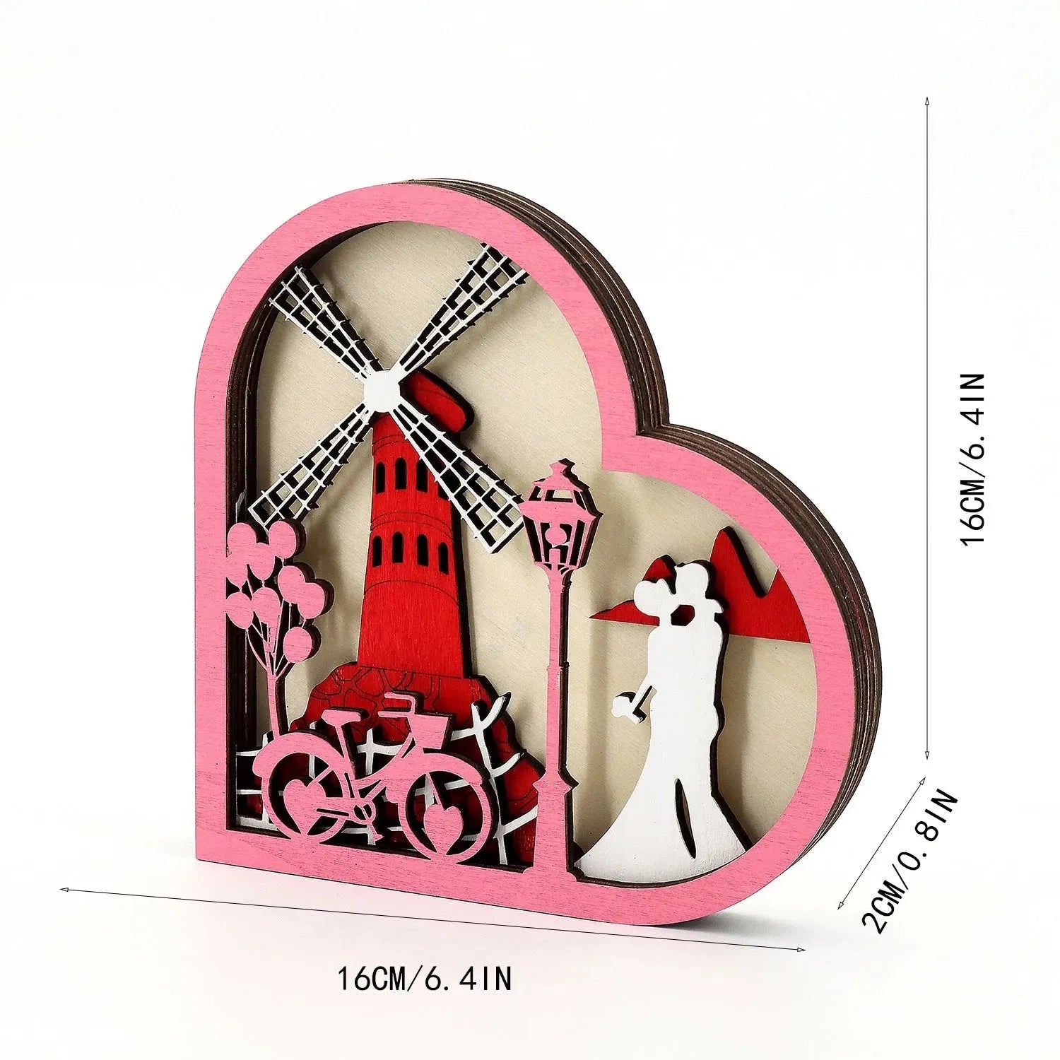 Express Your Love with the Valentine's Day Ferris Wheel Shape Decoration - Bellarte Enchanté Express Your Love with the Valentine's Day Ferris Wheel Shape Decoration